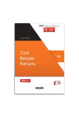 TÜRK BORÇLAR KANUNU ( CEP KİTABI ) Seçkin Yayıncılık