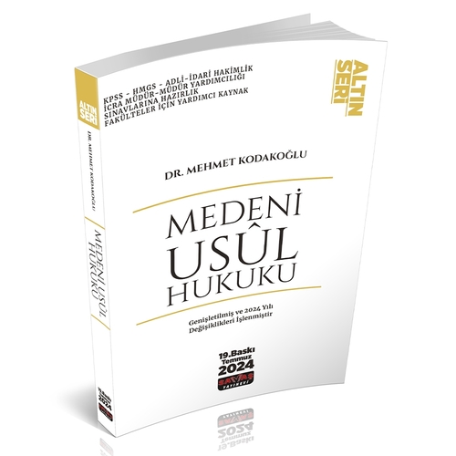 MEDENİ USUL HUKUKU Mehmet Kodakoğlu